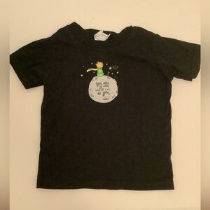 Little Prince baby toddler t-shirt 18 months black
